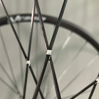 Wire tied and soldered spokes